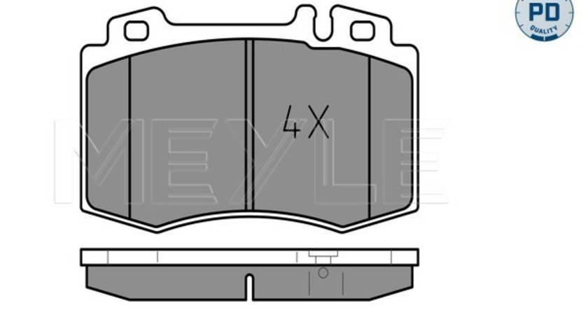 Set placute frana,frana disc punte fata (0252374517PD MEYLE) MERCEDES-BENZ