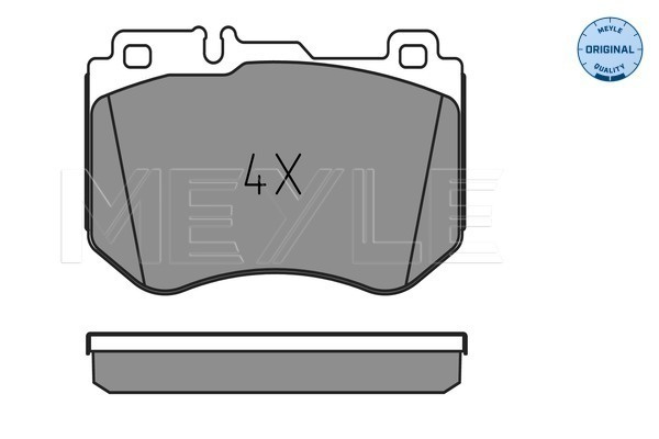 Set placute frana,frana disc punte fata (0252599719 MEYLE) MERCEDES-BENZ