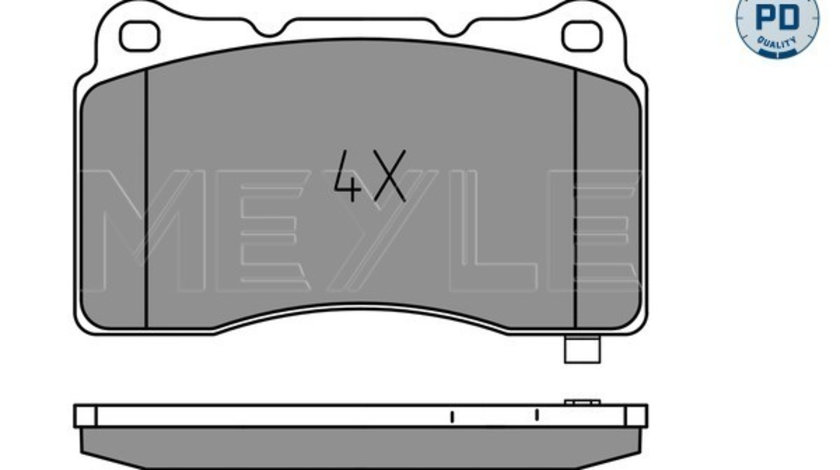 Set placute frana,frana disc punte fata (0252332516PD MEYLE) CADILLAC,HONDA,MITSUBISHI,TESLA