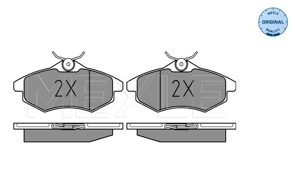 Set placute frana,frana disc punte fata (0252340719 MEYLE) Citroen