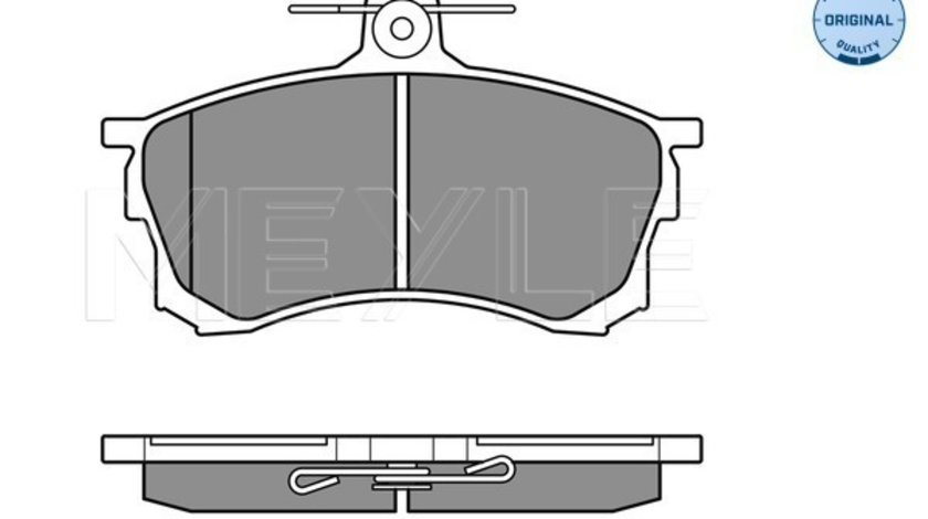 Set placute frana,frana disc punte fata (0252308015 MEYLE) MITSUBISHI