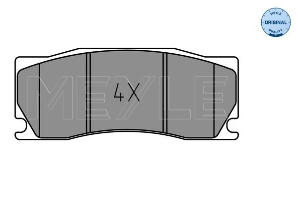 Set placute frana,frana disc punte fata (0252485017 MEYLE) JAGUAR
