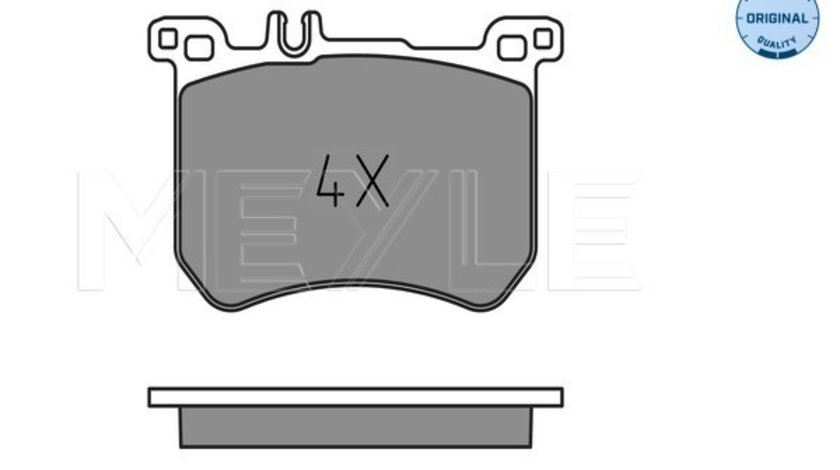 Set placute frana,frana disc punte fata (0252518317 MEYLE) MERCEDES-BENZ