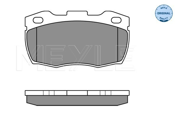 Set placute frana,frana disc punte fata (0252151918 MEYLE) LAND ROVER