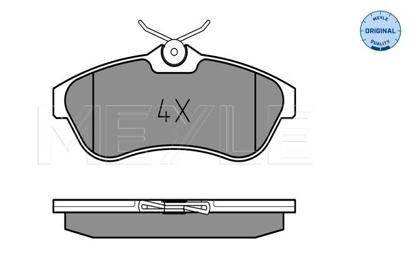 Set placute frana,frana disc punte fata (0252340919 MEYLE) Citroen