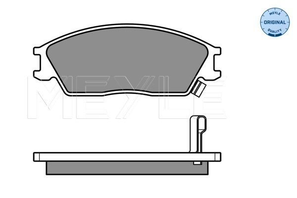 Set placute frana,frana disc punte fata (0252101214W MEYLE) HYUNDAI