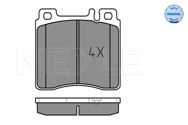 Set placute frana,frana disc punte fata (0252130318 MEYLE) MERCEDES-BENZ