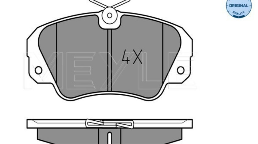 Set placute frana,frana disc punte fata (0252136819 MEYLE) OPEL,VAUXHALL