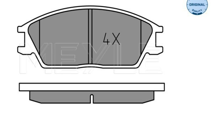 Set placute frana,frana disc punte fata (0252101214 MEYLE) HONDA,HYUNDAI