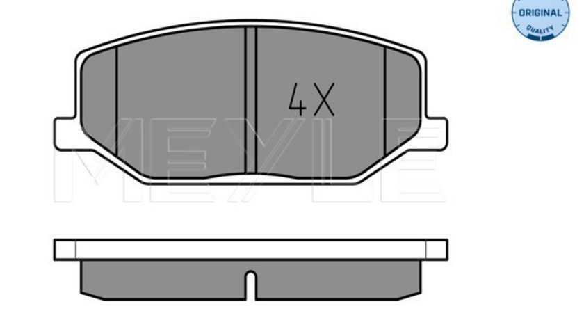 Set placute frana,frana disc punte fata (0252114215 MEYLE) SUZUKI