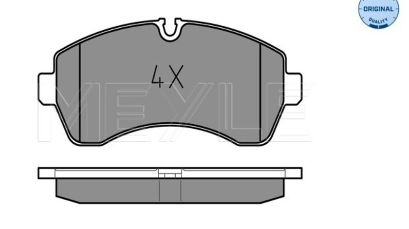 Set placute frana,frana disc punte fata (0252920020 MEYLE) MERCEDES-BENZ,MERCEDES-BENZ (FJDA),VW