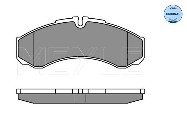 Set placute frana,frana disc punte fata (0252912117 MEYLE) IVECO