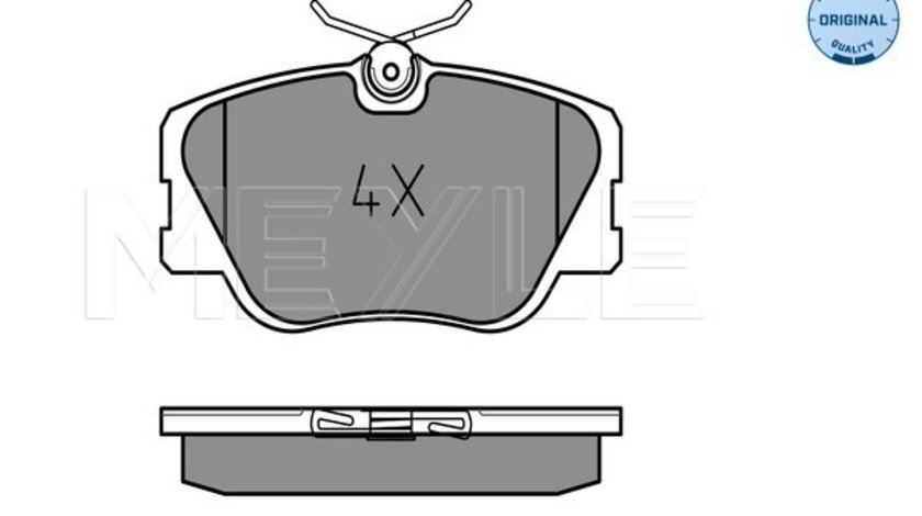 Set placute frana,frana disc punte fata (0252094119 MEYLE) MERCEDES-BENZ