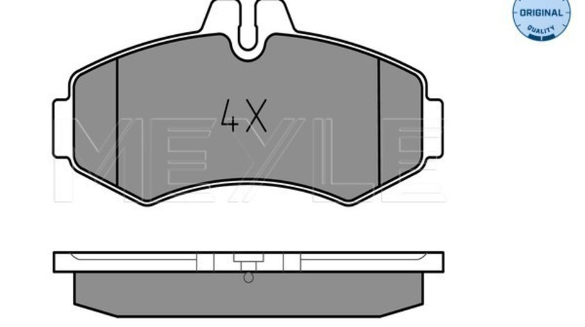 Set placute frana,frana disc punte fata (0252302220 MEYLE) MERCEDES-BENZ