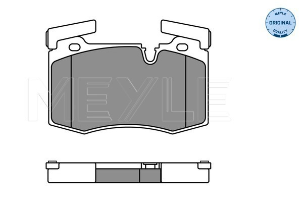 Set placute frana,frana disc punte fata (0252447814 MEYLE) MINI