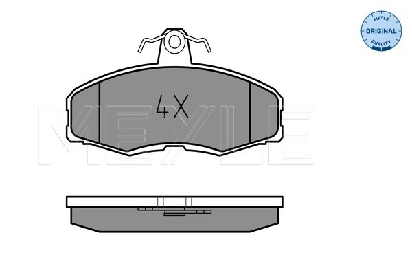 Set placute frana,frana disc punte fata (0252086117 MEYLE) FORD,SKODA,VW