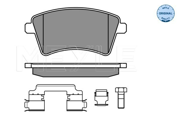 Set placute frana,frana disc punte fata (0252469317 MEYLE) MERCEDES-BENZ