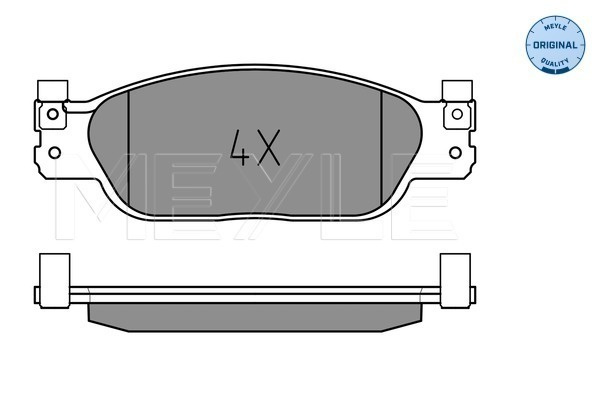 Set placute frana,frana disc punte fata (0252390818 MEYLE) JAGUAR