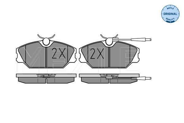 Set placute frana,frana disc punte fata (0252138818W MEYLE) RENAULT