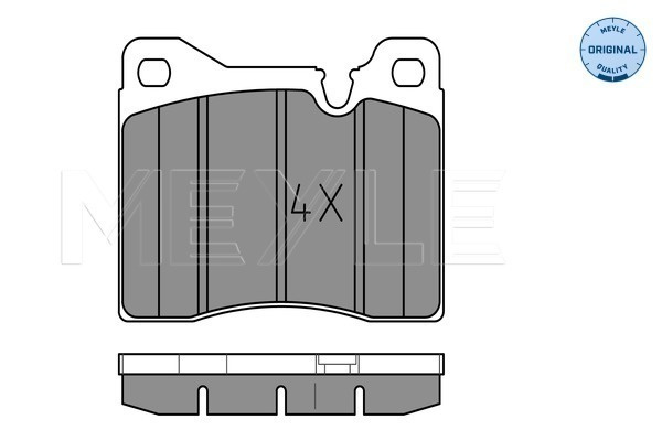 Set placute frana,frana disc punte fata (0252043715 MEYLE) BMW