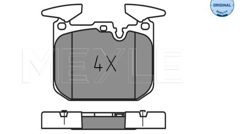 Set placute frana,frana disc punte fata (0252502818 MEYLE) BMW