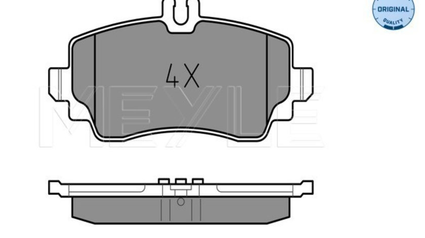 Set placute frana,frana disc punte fata (0252307016 MEYLE) MERCEDES-BENZ