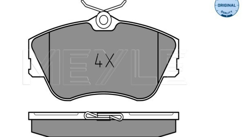 Set placute frana,frana disc punte fata (0252147919 MEYLE) VW