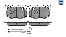 Set placute frana,frana disc punte fata (025209061...