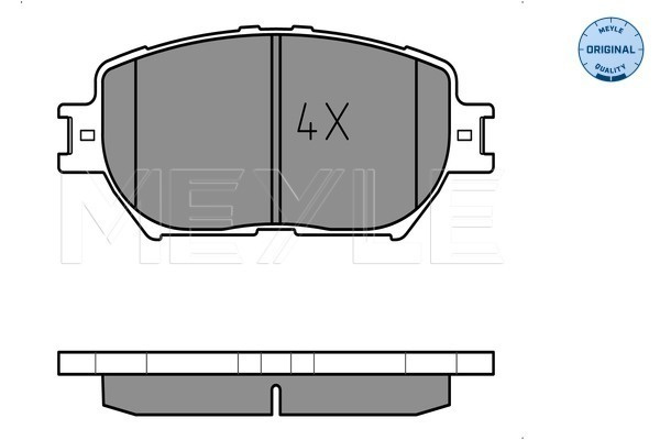 Set placute frana,frana disc punte fata (0252392817 MEYLE) TOYOTA