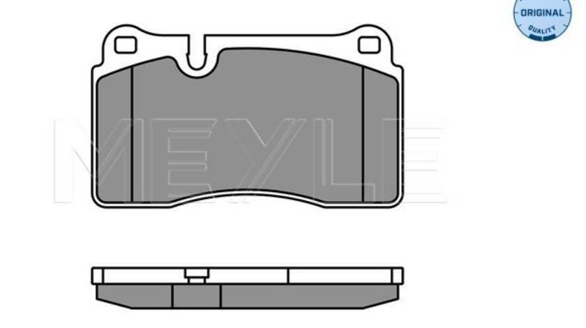 Set placute frana,frana disc punte fata (0252409817 MEYLE) AUDI,CUPRA,SEAT,VW