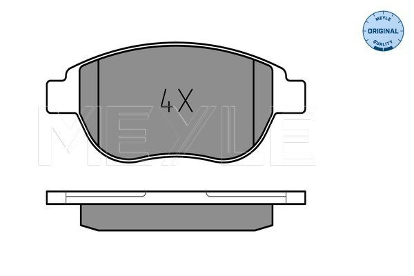 Set placute frana,frana disc punte fata (0252360019 MEYLE) Citroen,PEUGEOT