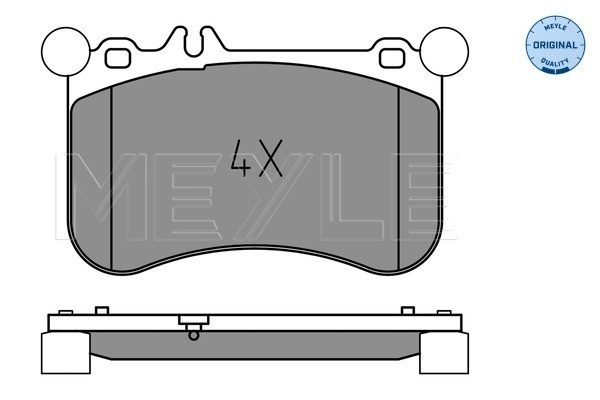 Set placute frana,frana disc punte fata (0252521917 MEYLE) MERCEDES-BENZ