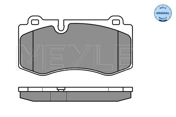 Set placute frana,frana disc punte fata (0252396018 MEYLE) MERCEDES-BENZ