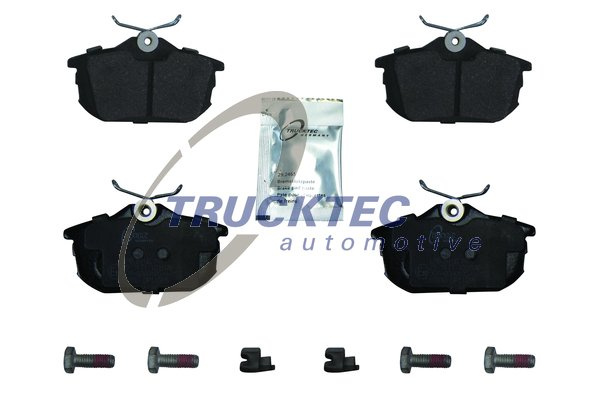 Set placute frana,frana disc puntea spate (0235248 TRUCKTEC) SMART,VOLVO