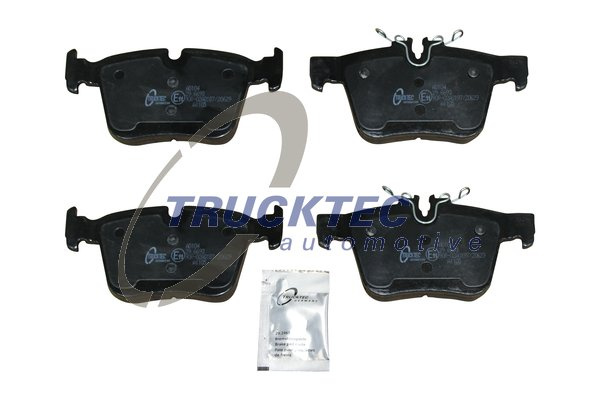 Set placute frana,frana disc puntea spate (0235465 TRUCKTEC) MERCEDES-BENZ