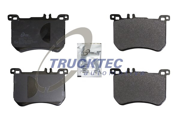 Set placute frana,frana disc puntea spate (0235562 TRUCKTEC) MERCEDES-BENZ