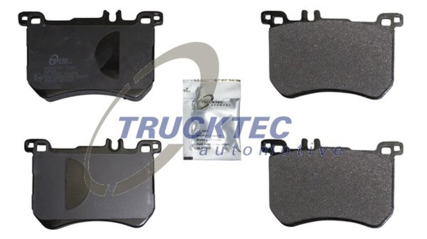 Set placute frana,frana disc puntea spate (0235562 TRUCKTEC) MERCEDES-BENZ