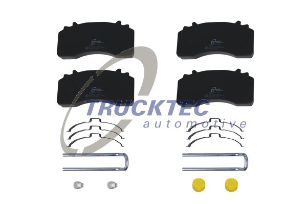 Set placute frana,frana disc puntea spate (0535071 TRUCKTEC) MAN