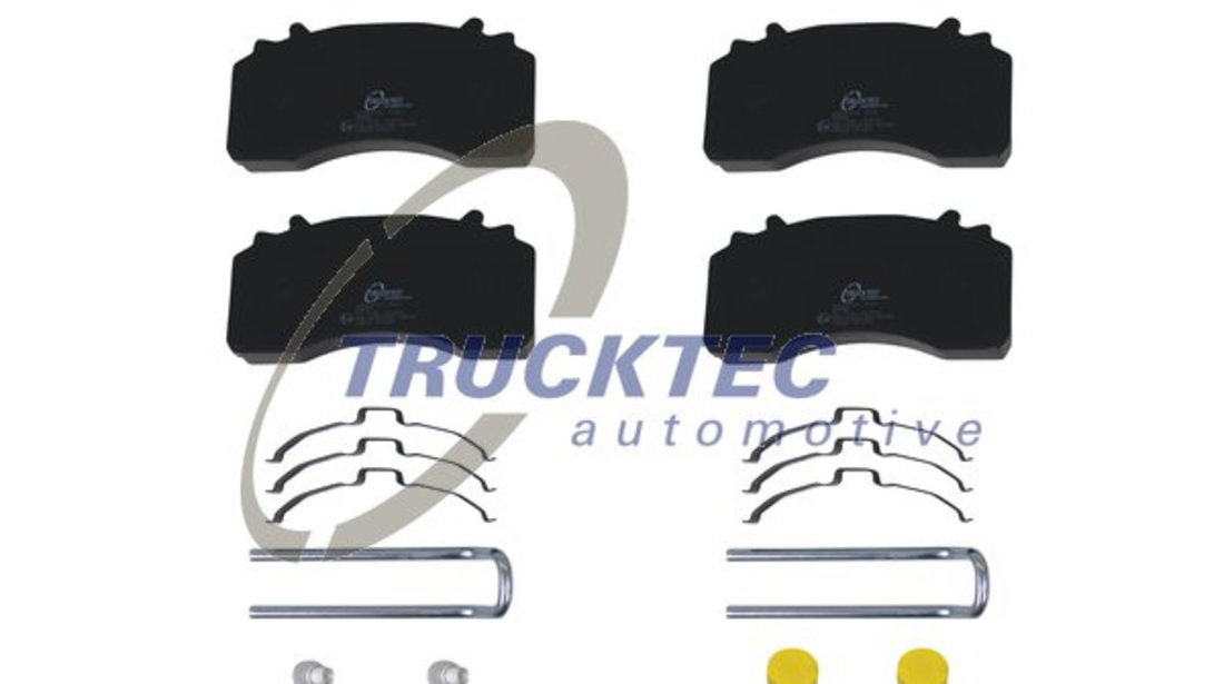 Set placute frana,frana disc puntea spate (0535071 TRUCKTEC) MAN