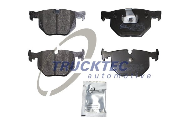 Set placute frana,frana disc puntea spate (0834105 TRUCKTEC) BMW