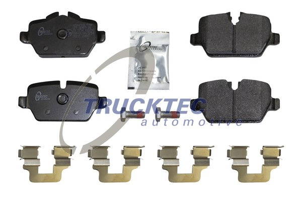 Set placute frana,frana disc puntea spate (0834131 TRUCKTEC) BMW,MINI