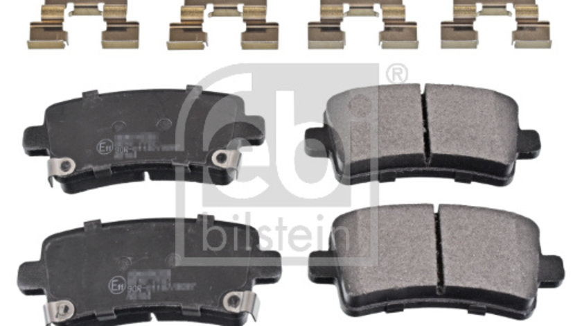 Set placute frana,frana disc puntea spate (116147 FEBI BILSTEIN) CHEVROLET,OPEL,SAAB,VAUXHALL