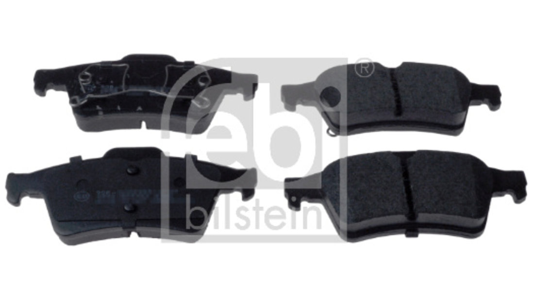 Set placute frana,frana disc puntea spate (16428 FEBI BILSTEIN) FORD,NISSAN,RENAULT