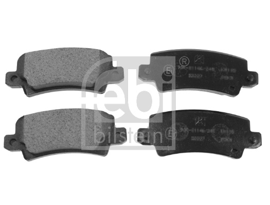 Set placute frana,frana disc puntea spate (16577 FEBI BILSTEIN) TOYOTA