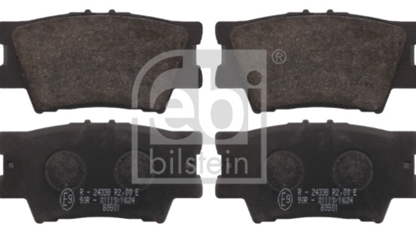 Set placute frana,frana disc puntea spate (16651 FEBI BILSTEIN) LEXUS,TOYOTA