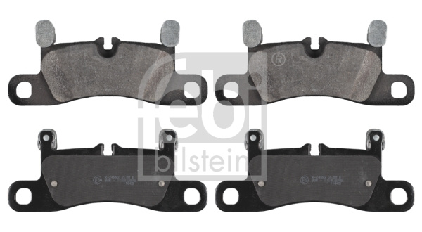Set placute frana,frana disc puntea spate (16809 FEBI BILSTEIN) PORSCHE,VW