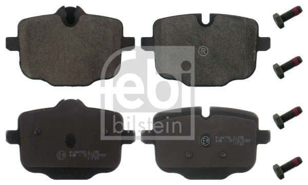 Set placute frana,frana disc puntea spate (16812 FEBI BILSTEIN) BMW