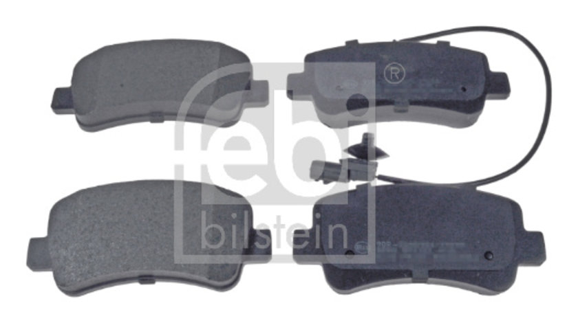 Set placute frana,frana disc puntea spate (16843 FEBI BILSTEIN) NISSAN,OPEL,RENAULT,VAUXHALL