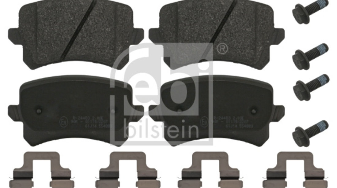 Set placute frana,frana disc puntea spate (16991 FEBI BILSTEIN) AUDI,SEAT,VW