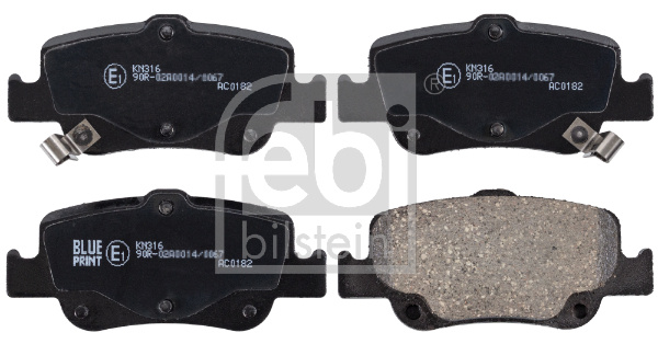 Set placute frana,frana disc puntea spate (170285 FEBI BILSTEIN) TOYOTA